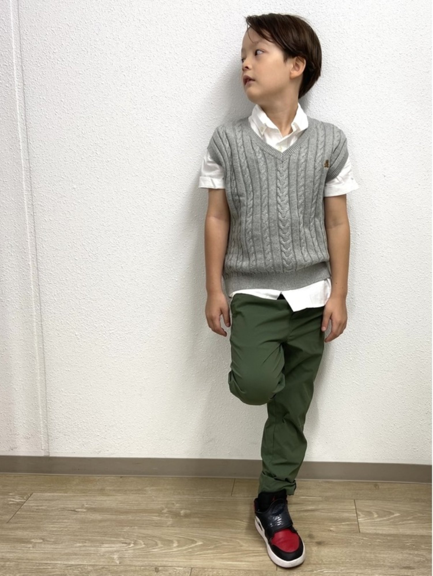 картинка Свободный вязаный жилет крупной вязки Детский Gap, B10_GREY_HEATHER от магазина Одежда+