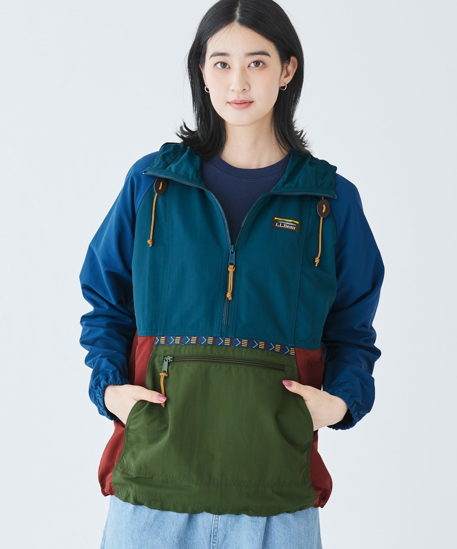 картинка Анорак Mountain Classic, разноцветный L.L.Bean, Sprc/TscnOlv от магазина Одежда+