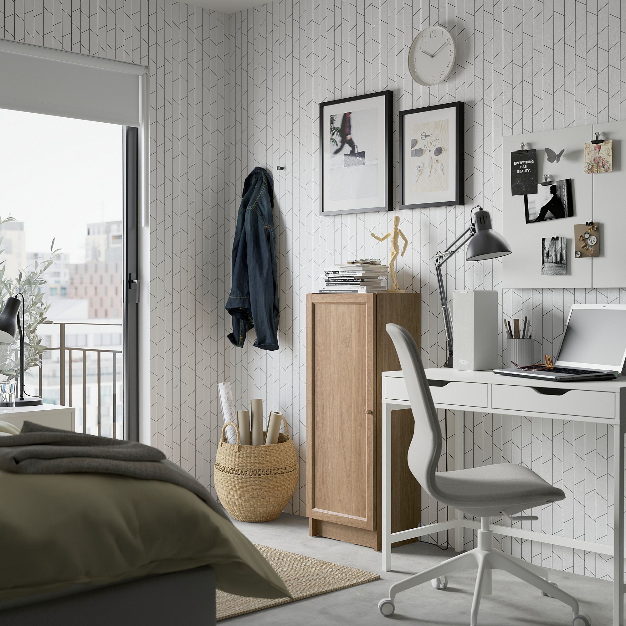 картинка Дверь книжного шкафа OXBERG IKEA, 40x97 см от магазина Одежда+