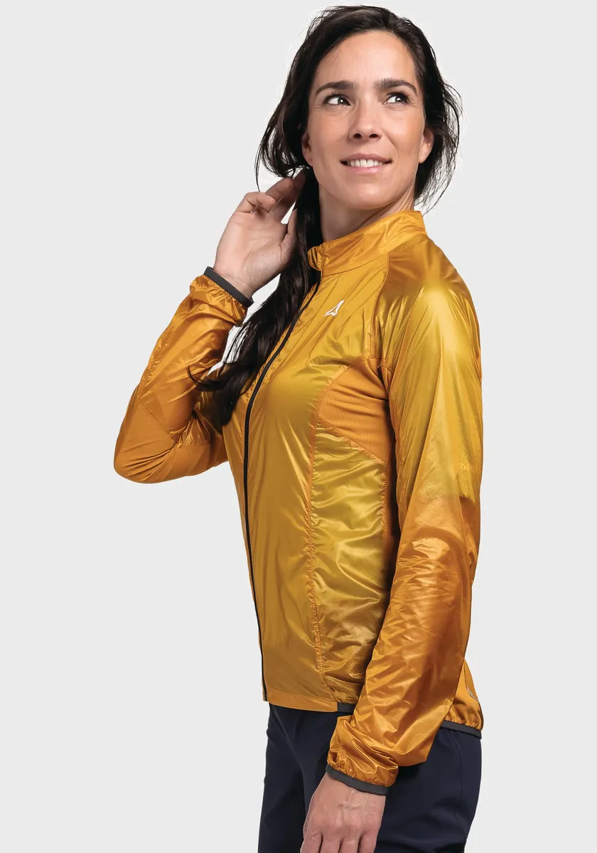 картинка Уличная куртка Schöffel "Jacket Gaiole L", без капюшона, желтый от магазина Одежда+