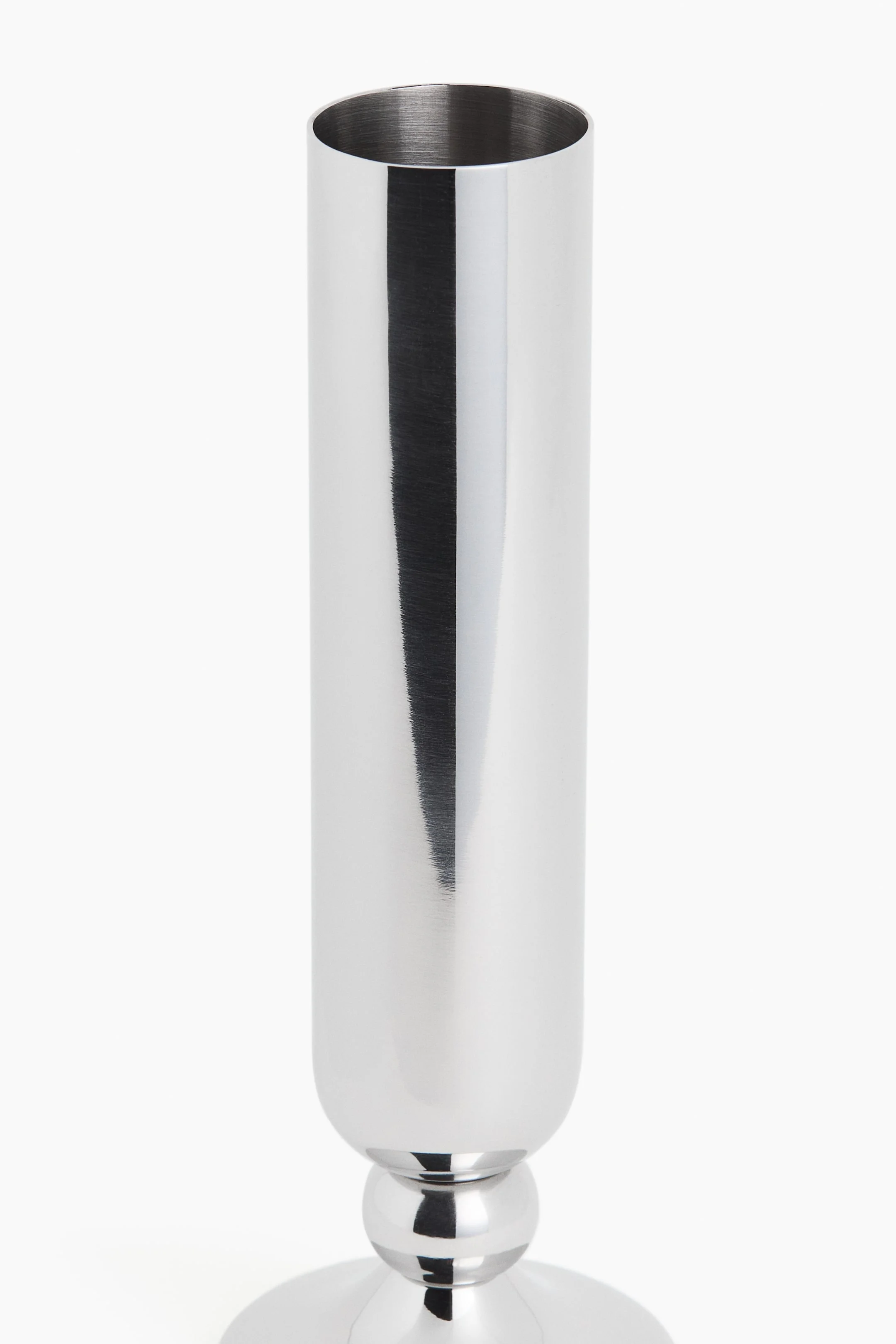 картинка Ваза H&M Stainless Steel, 17x4 см, серебристый от магазина Одежда+