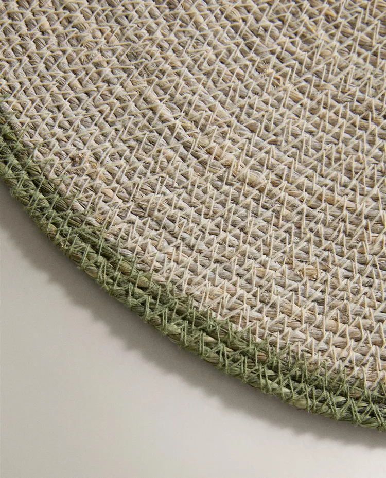 картинка Салфетка Zara Home Round Fibre, 38 см, зеленый от магазина Одежда+