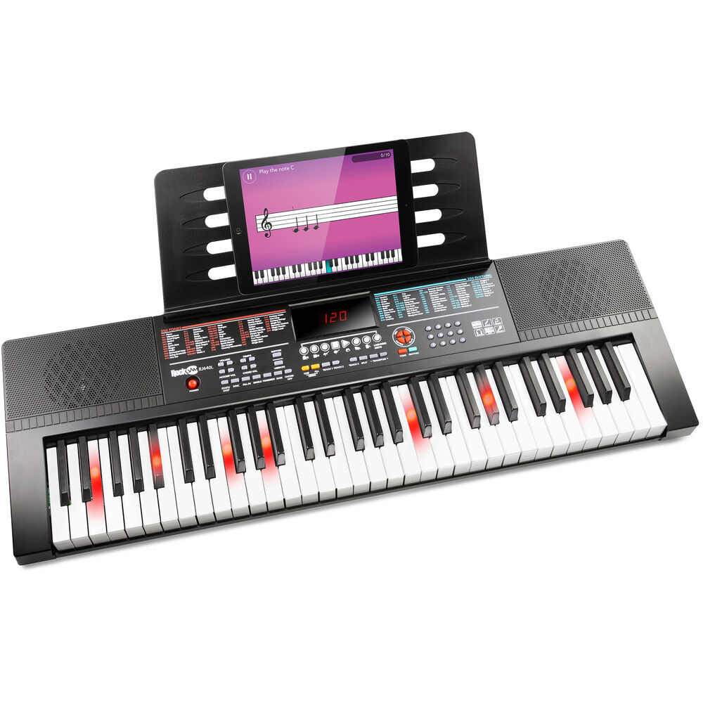картинка RockJam RJ640L-XS 61-Key Keyboard RJ640L-XS от магазина Одежда+