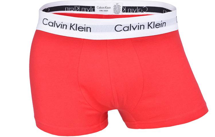 картинка Комплект трусов Calvin Klein, 3 предмета, белый/синий/красный от магазина Одежда+