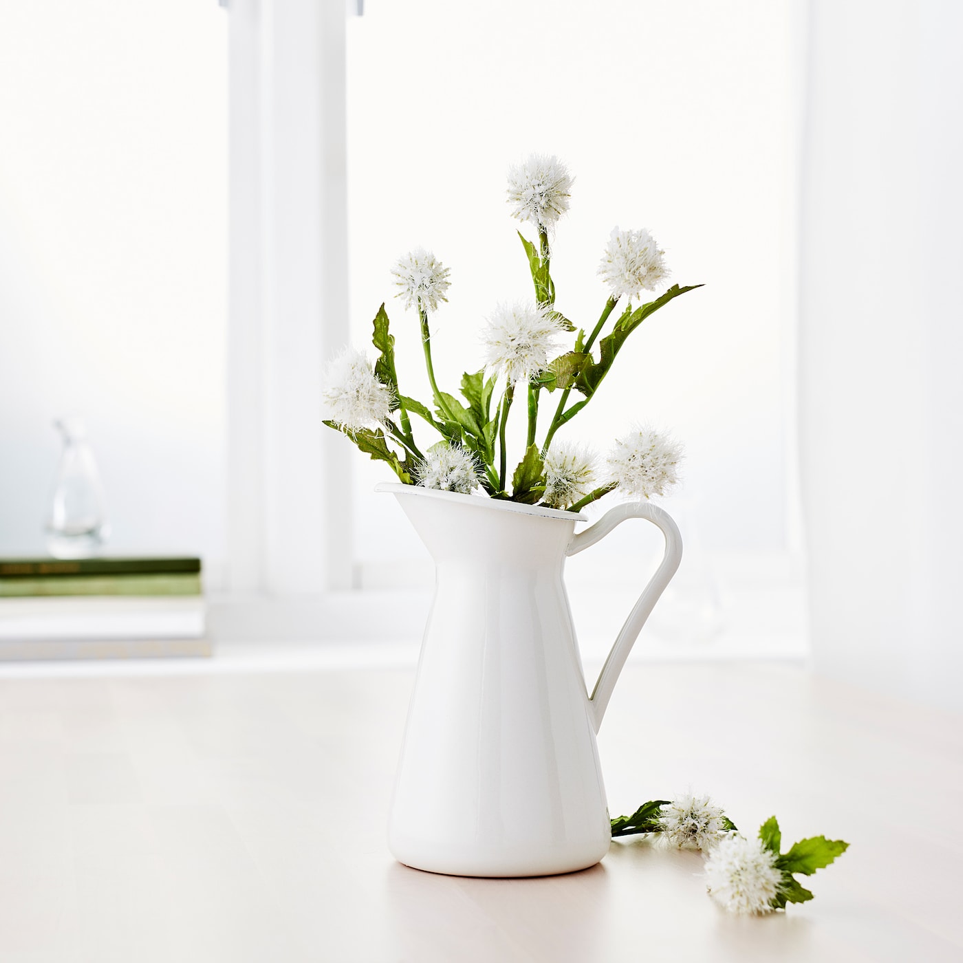 картинка SOCKERÄRT СОККЕРЭРТ Кувшин, белый, 16 см IKEA от магазина Одежда+