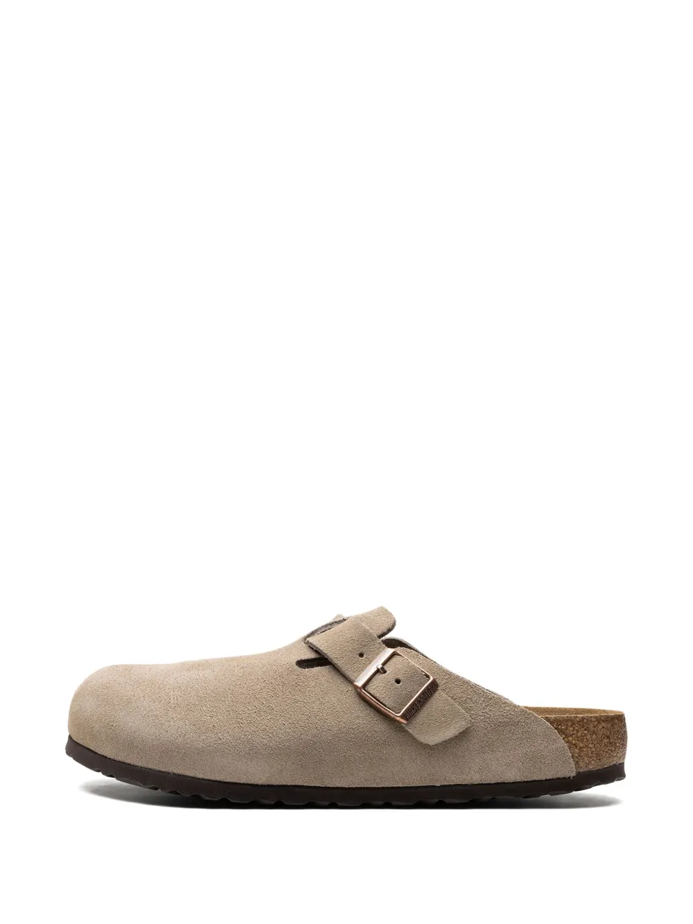 картинка Сандалии BIRKENSTOCK Boston, серо-бежевые от магазина Одежда+