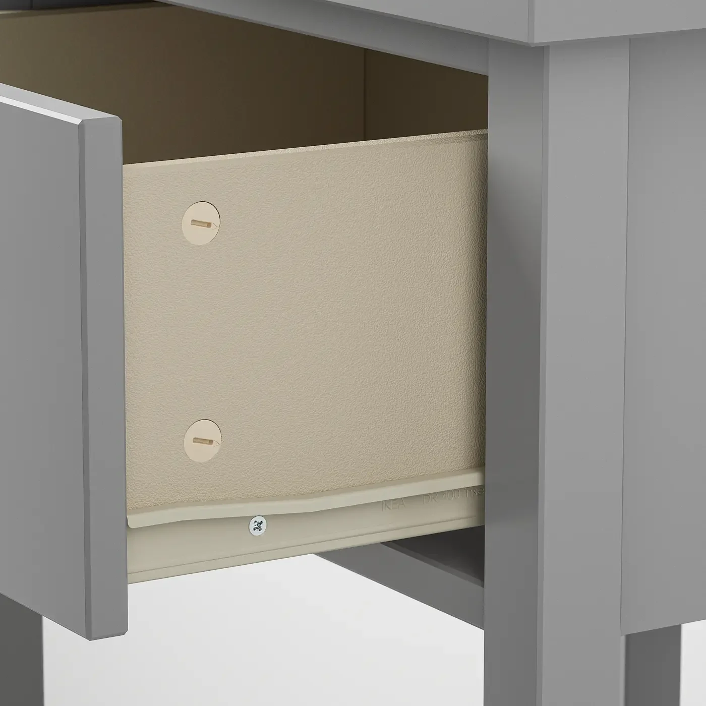 картинка Прикроватная тумба IKEA GULLABERG, 53x43x69 см, серый от магазина Одежда+