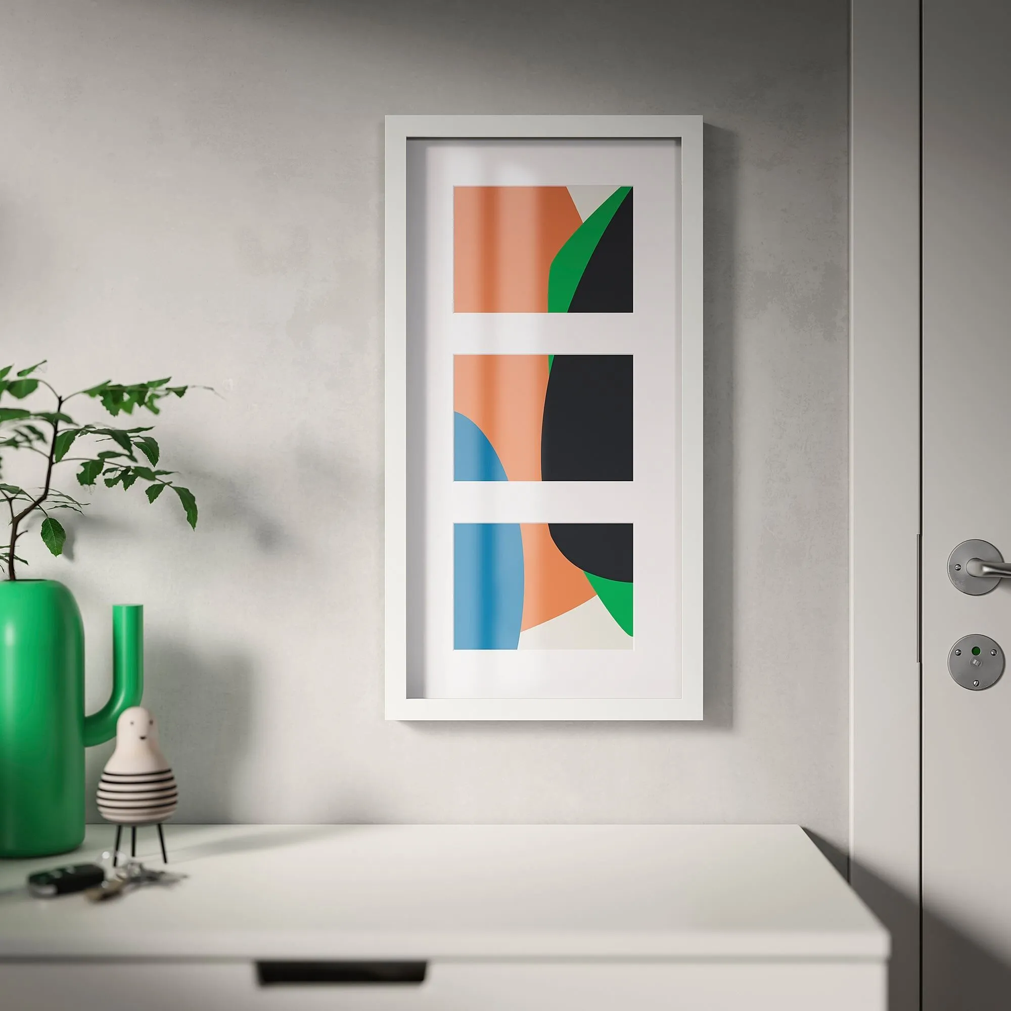 картинка Белая рамка, белая, 55х28 см, RÖDALM IKEA от магазина Одежда+