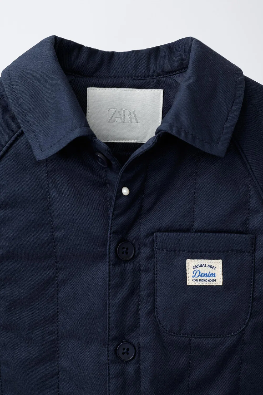 картинка Куртка-пуховик с маркировкой ZARA, Blue/Indigo от магазина Одежда+