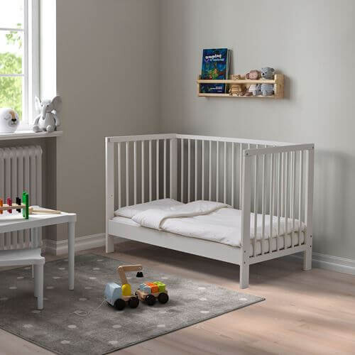 картинка Кроватка детская Ikea Gulliver, 60x120 см, белый от магазина Одежда+