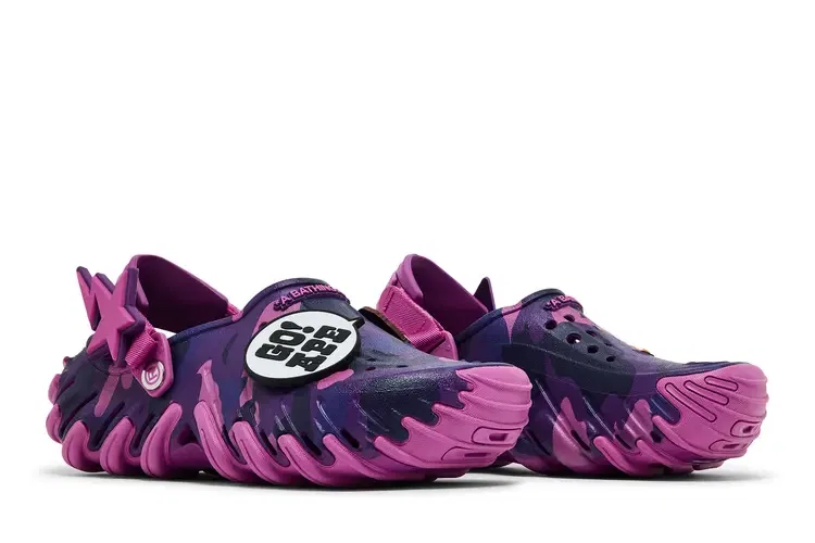 картинка Сабо BAPE x Crocs Echo RO Clog, фиолетовый от магазина Одежда+