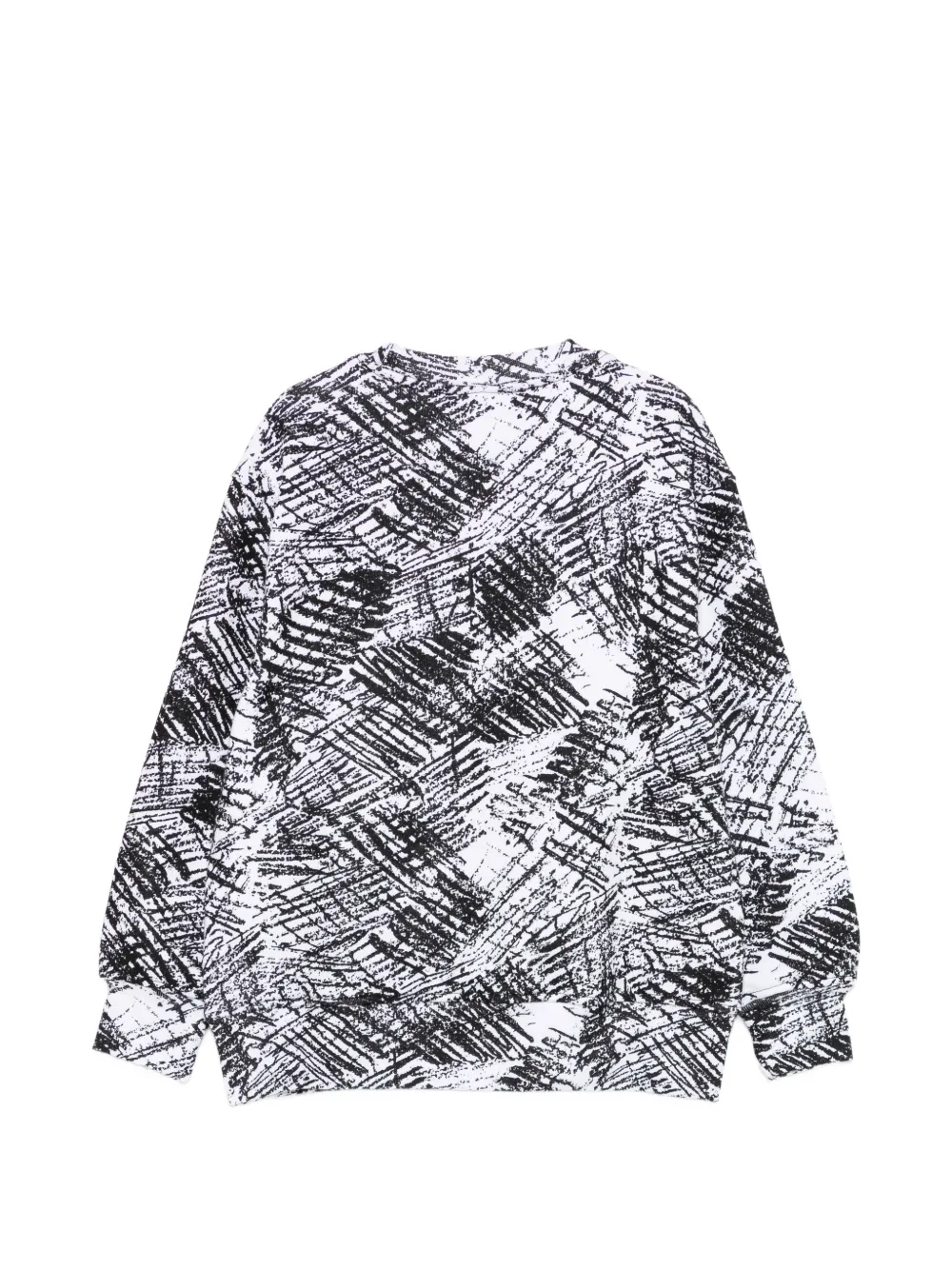 картинка Топ с длинными рукавами и узором Msgm Kids, белый от магазина Одежда+