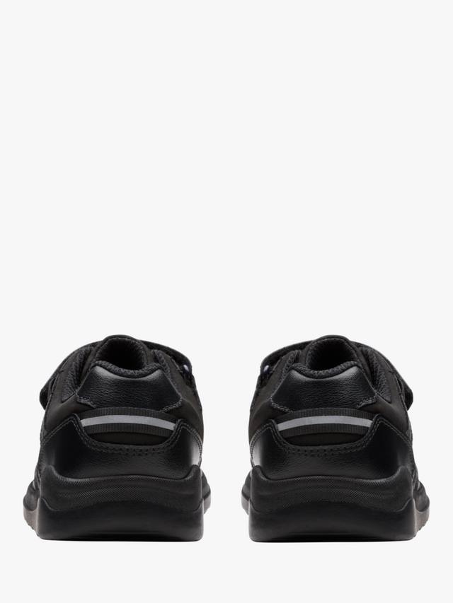 картинка Школьные ботинки Clarks Daze Kick K Leather, кожаные, на липучке от магазина Одежда+