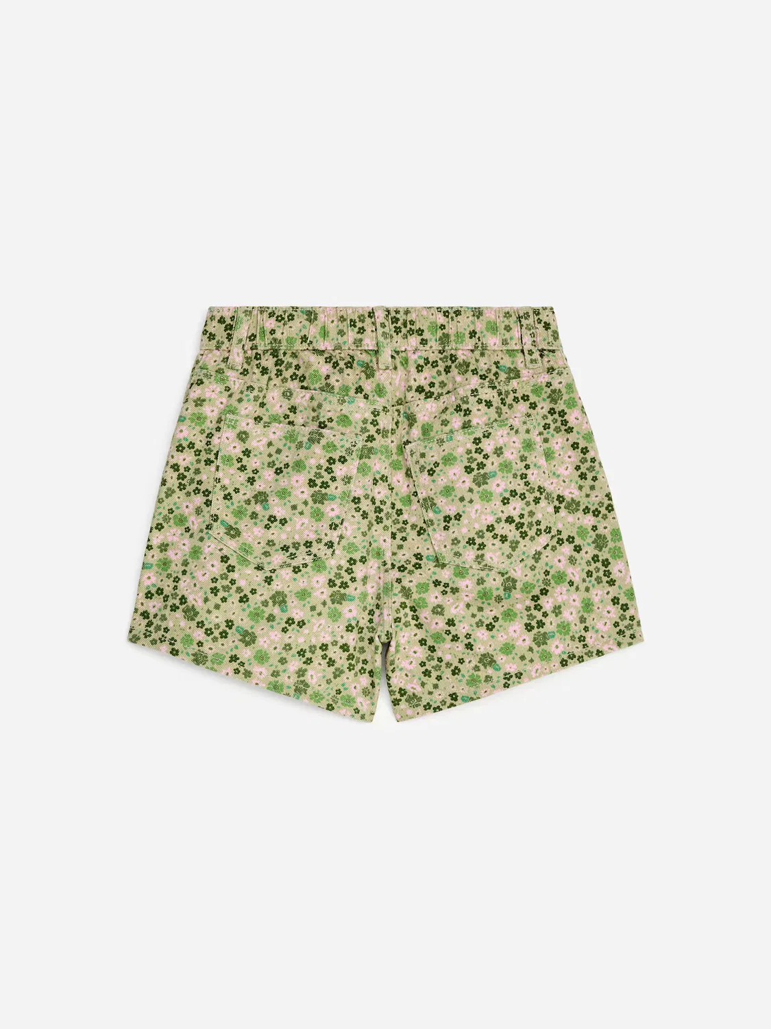 картинка Джинсовые шорты Arket, Khakigrün/Blumen In Rosa от магазина Одежда+