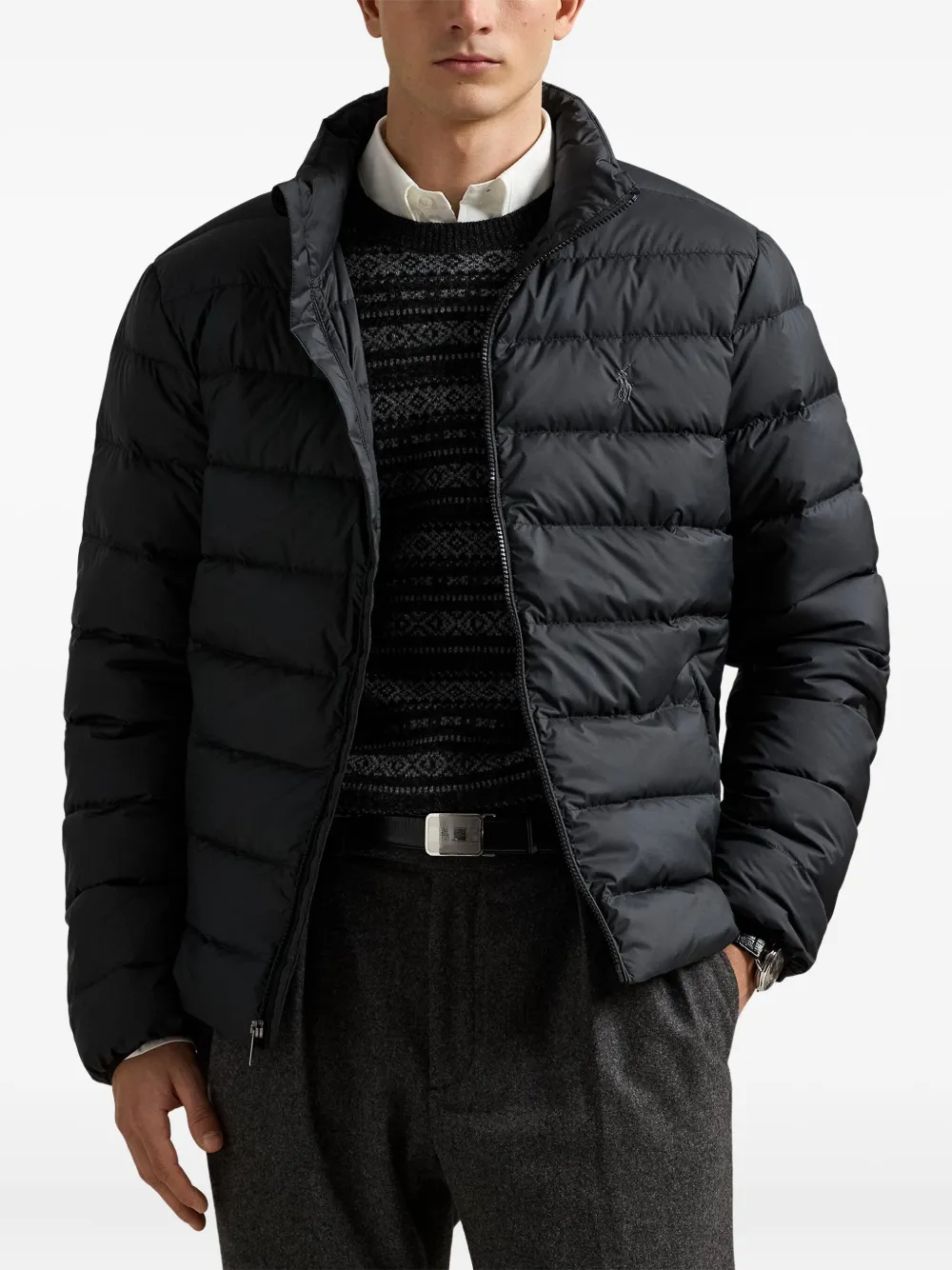 картинка Пуховик Polo Ralph Lauren Het Opvouwbare Colden, черный от магазина Одежда+
