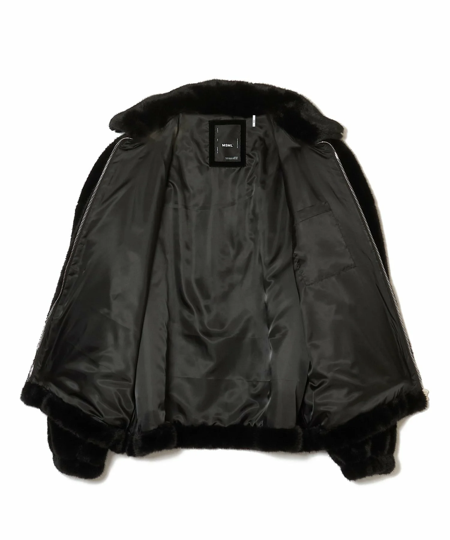 картинка МЕХОВАЯ КУРТКА Msml, Black от магазина Одежда+