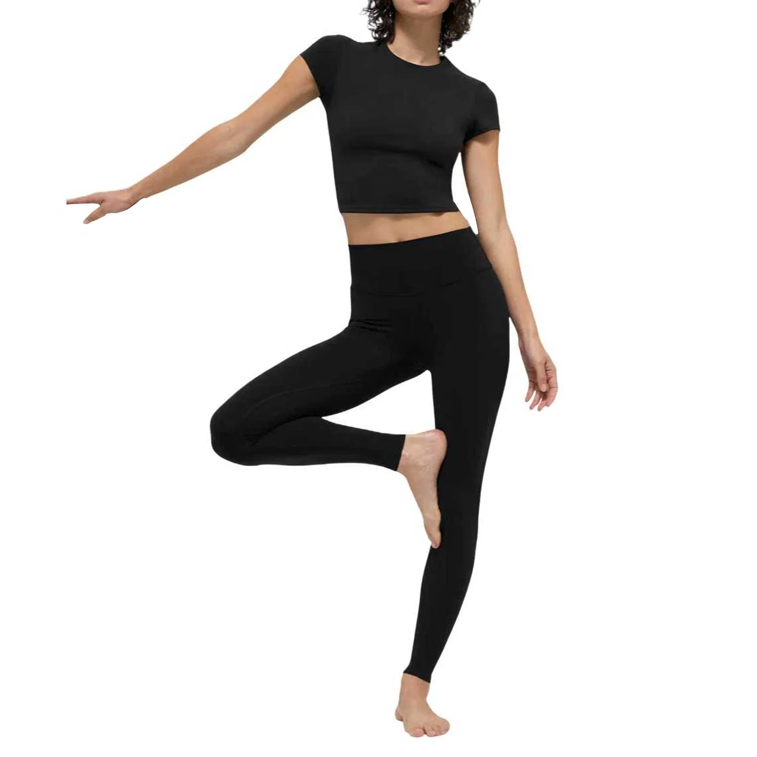 картинка Женские йога-штаны Alo Yoga, Black от магазина Одежда+