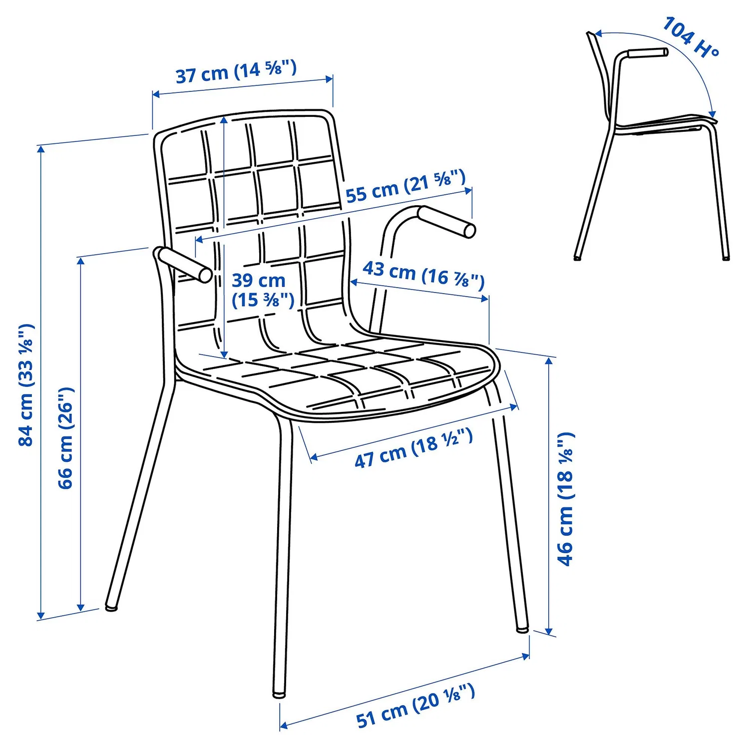 картинка IKEA Läktare Офисное кресло, бежево-черное от магазина Одежда+