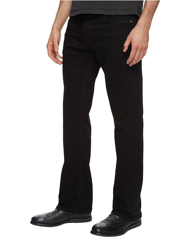 картинка Джинсы Levi's Mens 527 Slim Bootcut, классический черный деним от магазина Одежда+