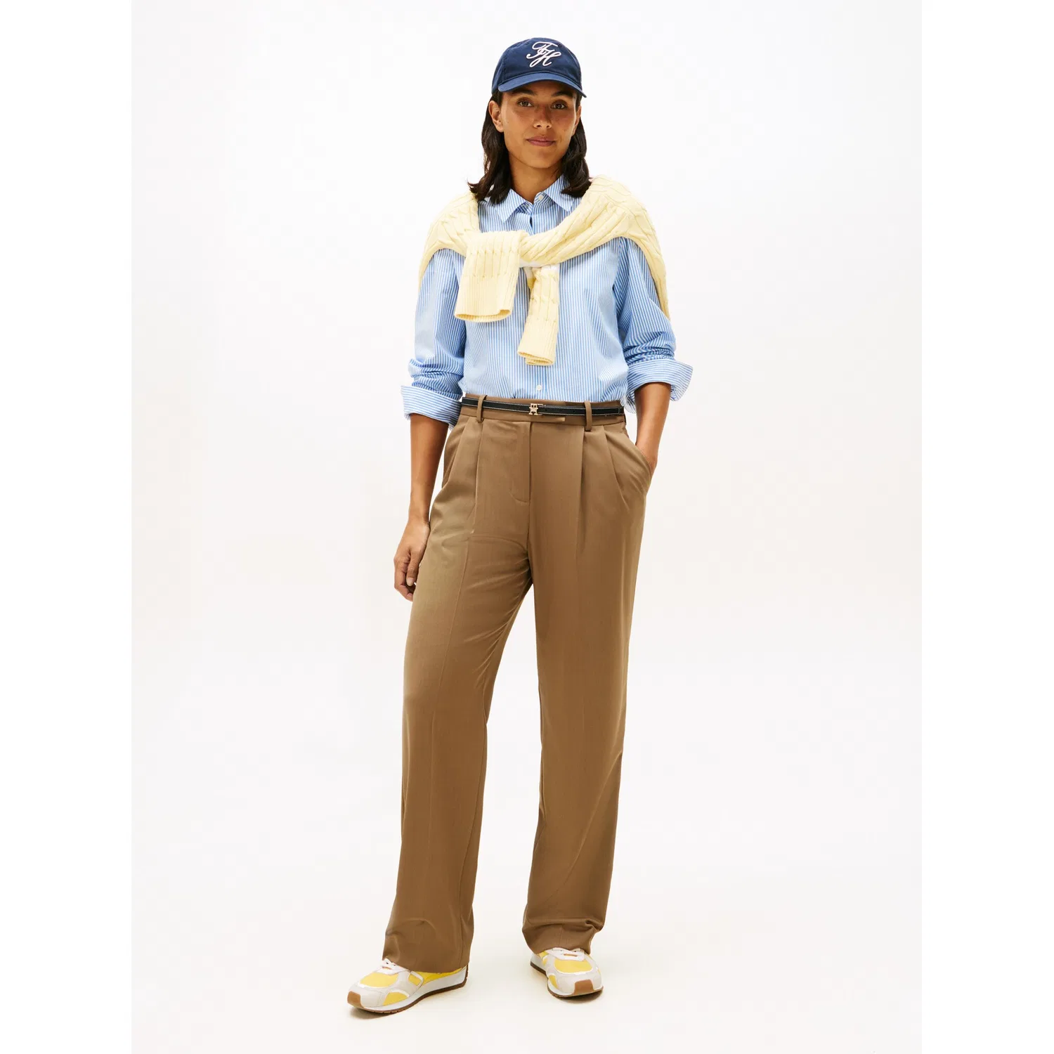 картинка Женская хлопковая рубашка Tommy Hilfiger, Blue от магазина Одежда+