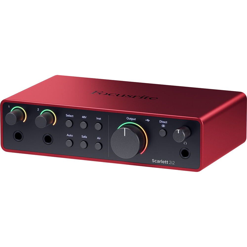 картинка Аудиоинтерфейс Focusrite Scarlett 2i2 USB-C (4-го поколения) от магазина Одежда+