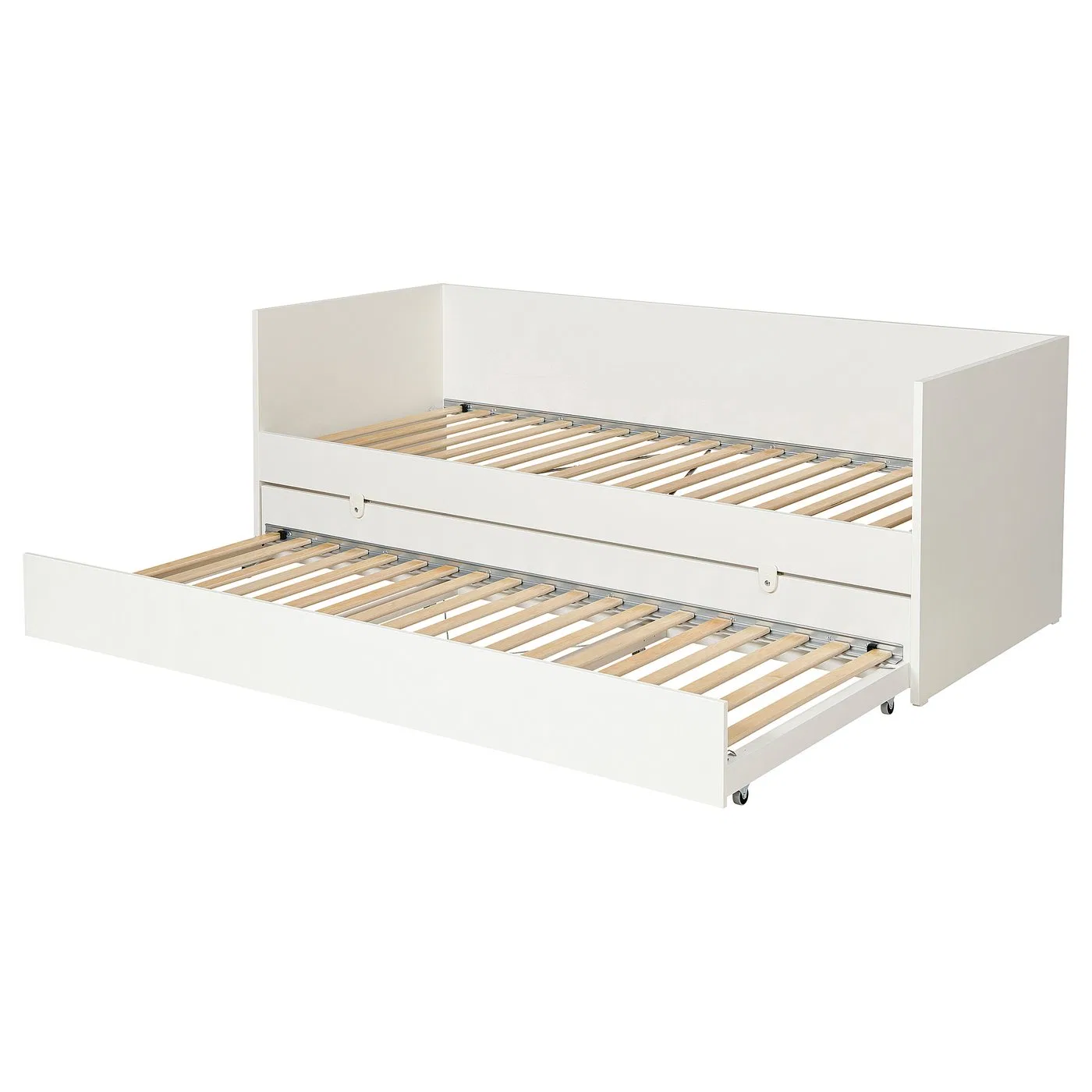 картинка Выдвижная кровать IKEA VIHALS, 80x200 см, белый от магазина Одежда+