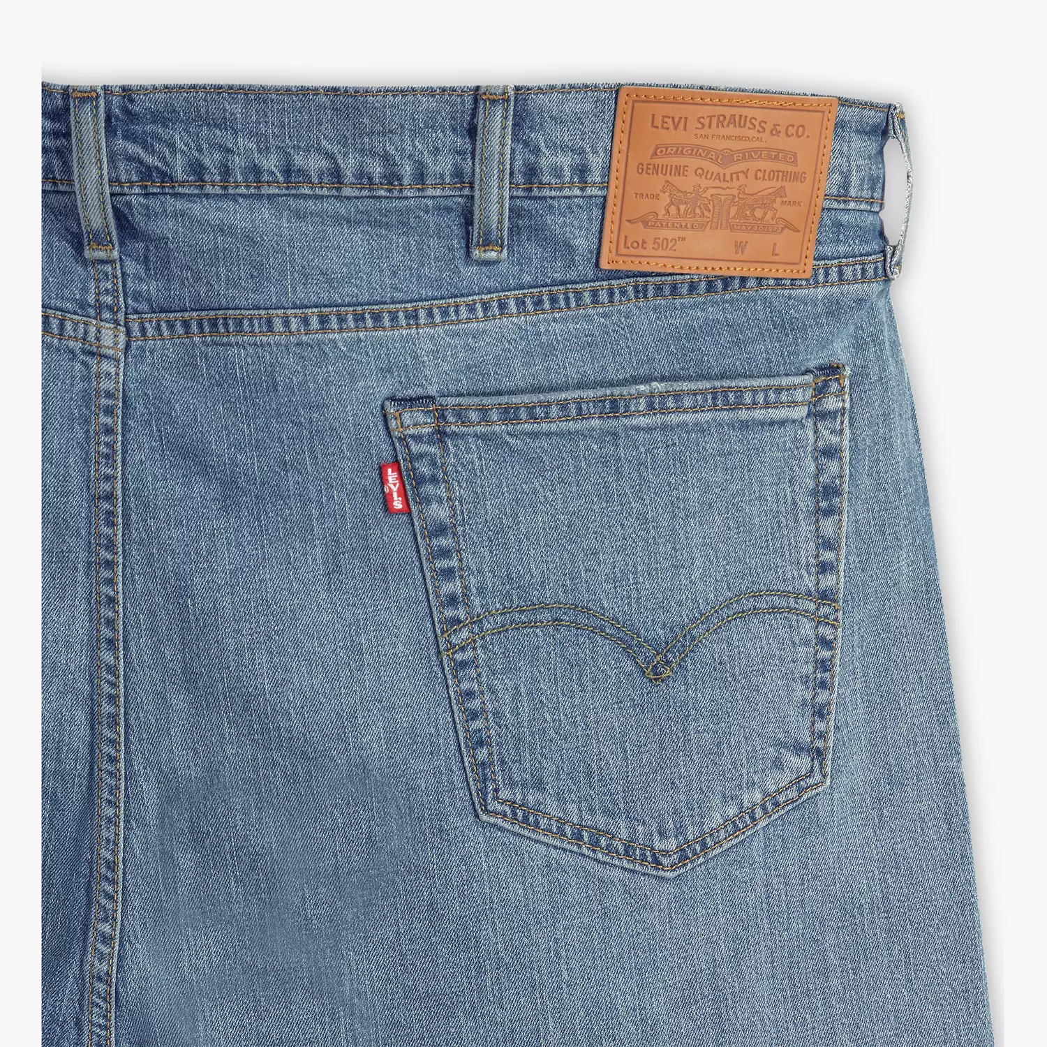 картинка Джинсы Levi's 502 Taper Fit, классический тёмно-синий от магазина Одежда+