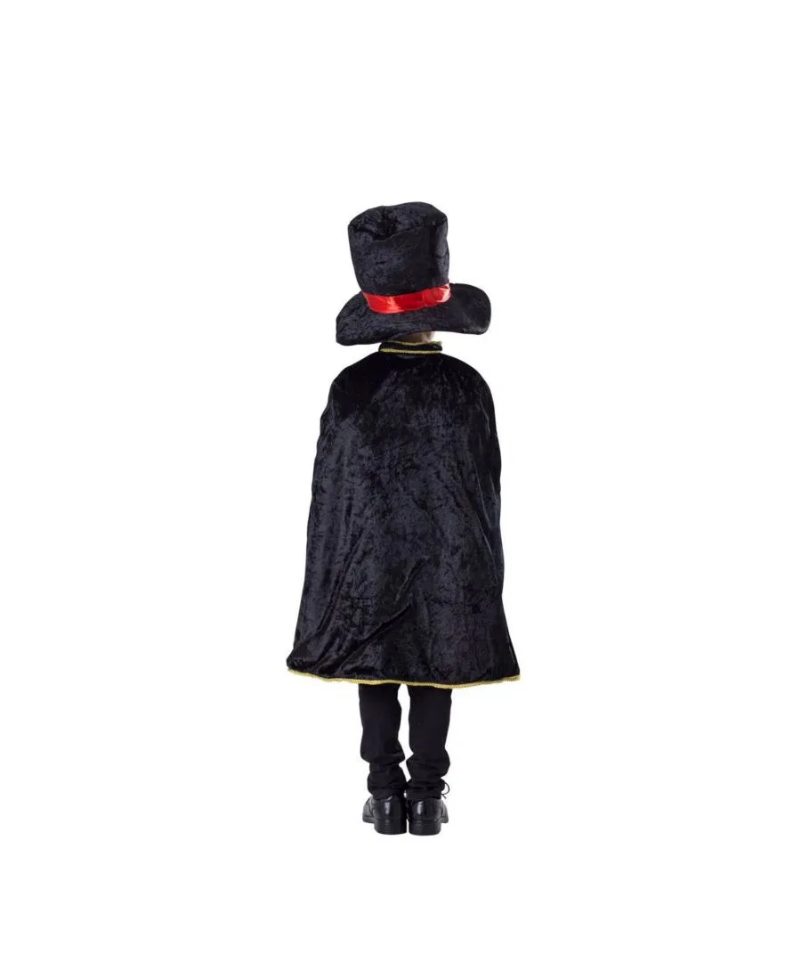 картинка Детский костюм фокусника из черного бархата Dress Up America от магазина Одежда+