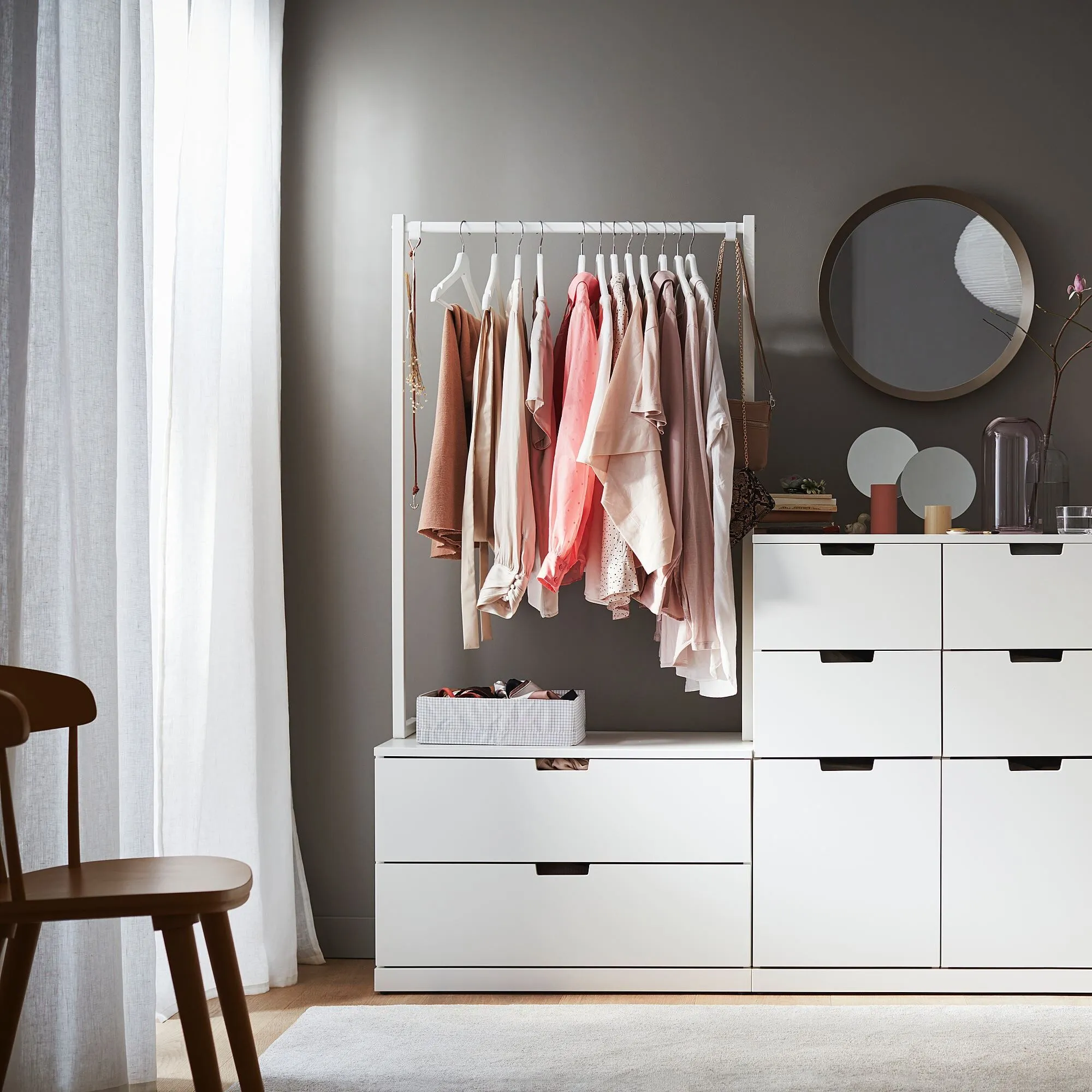 картинка Вешалка для одежды, белая, 8 шт. BUMERANG IKEA от магазина Одежда+