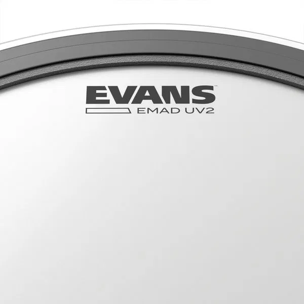 картинка Бас-барабанная пластика 18", EMAD UV2 Coated, Evans, white от магазина Одежда+