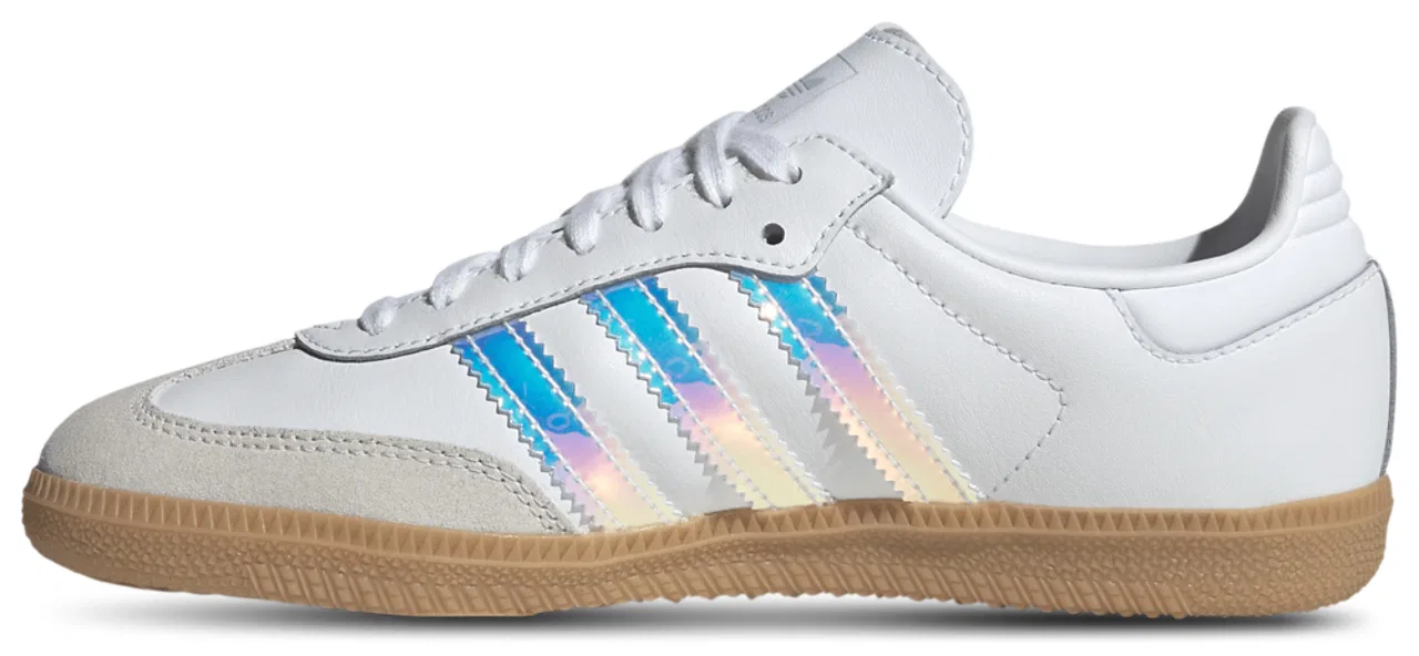 картинка Кроссовки для девочек Samba OG Adidas, цвет Halo Blue/White от магазина Одежда+