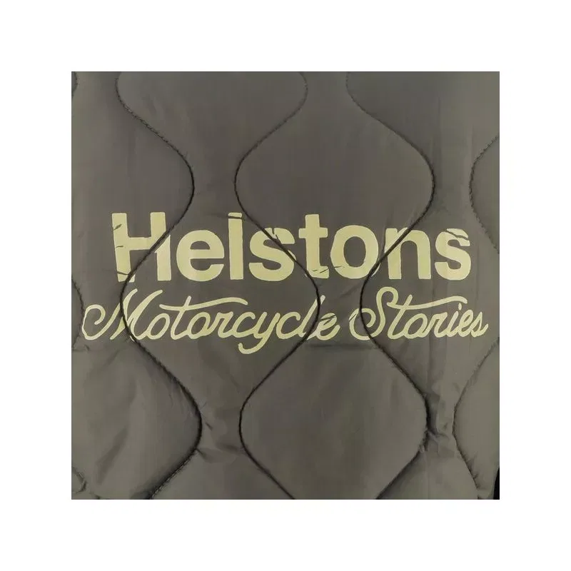картинка Жилет стеганый с принтом W1 Tissu Helstons, Kaki от магазина Одежда+