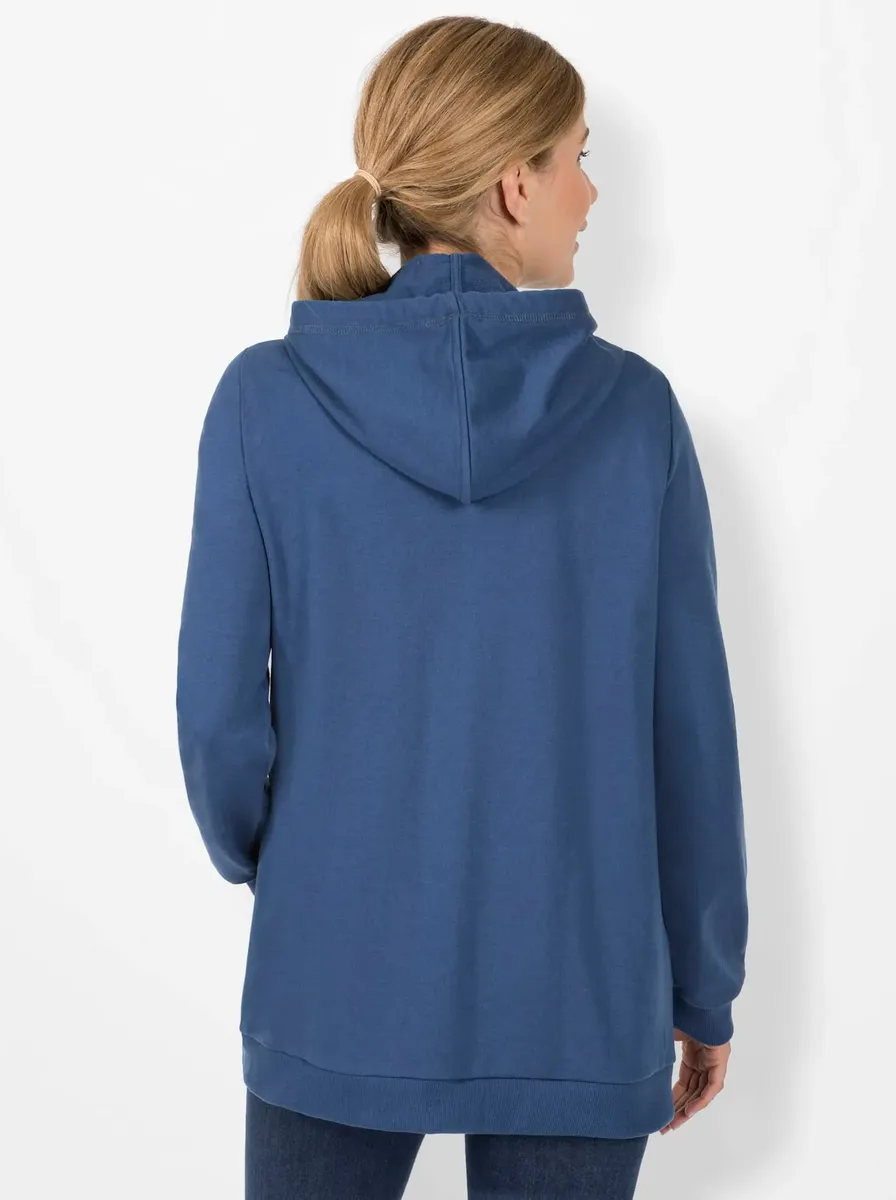 картинка Повседневная куртка-рубашка "Sweat Jacket" Casual Looks, джинсовый от магазина Одежда+