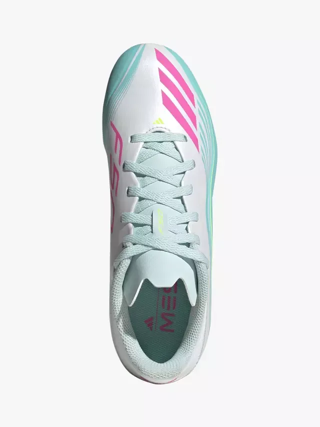 картинка Детские футбольные бутсы F50 Messi League, белые/разноцветные adidas от магазина Одежда+