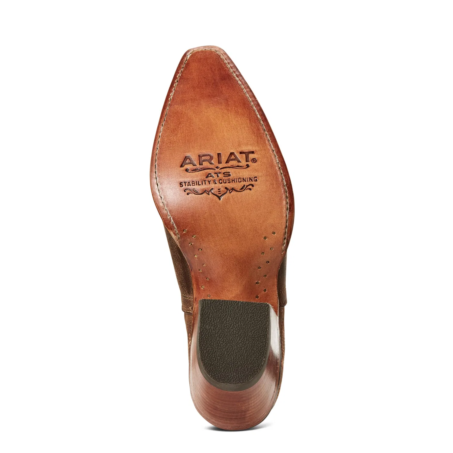 картинка Женские ботильоны с блок-каблуком ARIAT, Earthen от магазина Одежда+