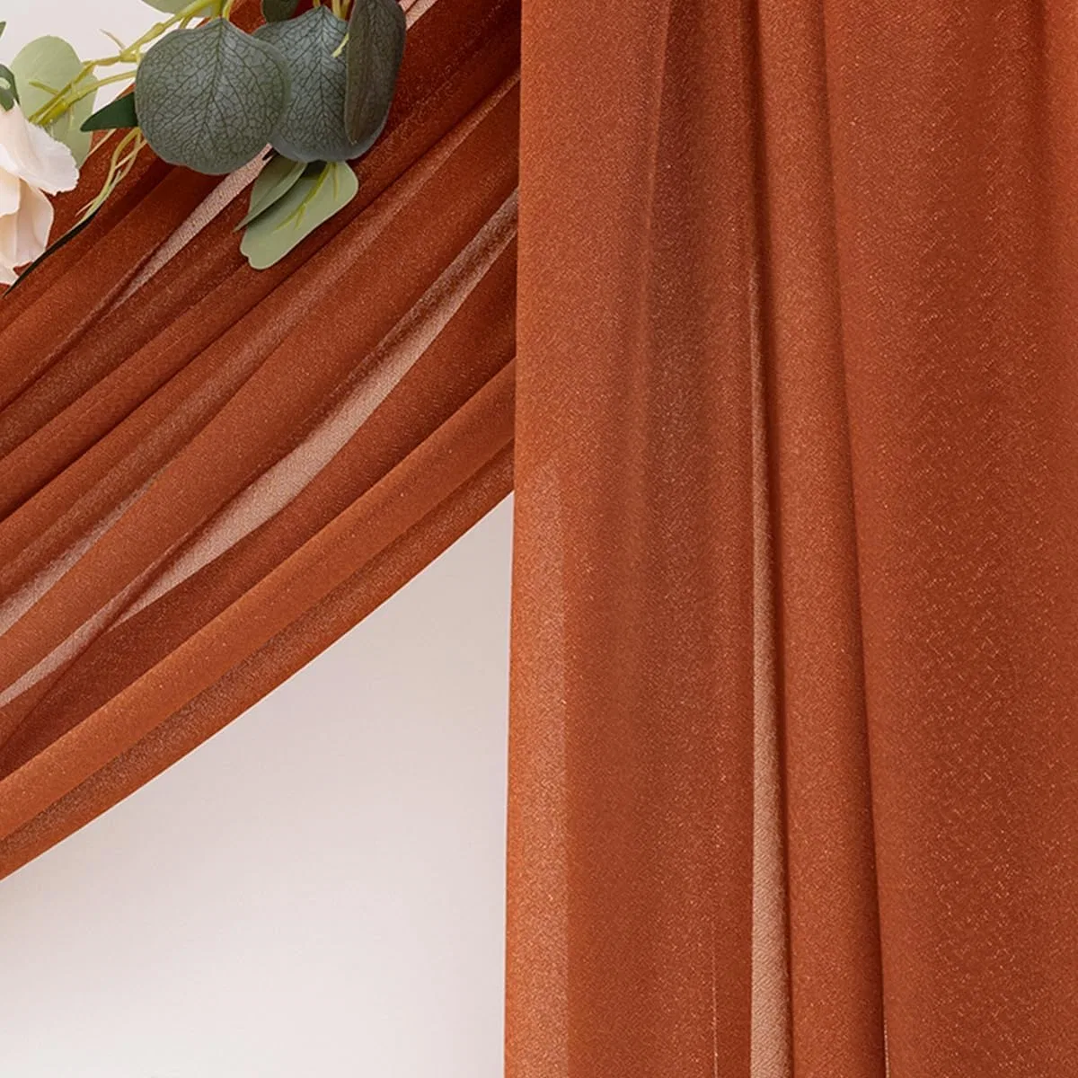 картинка Штора Loopiske 1 панель 74x610 см, Terracotta от магазина Одежда+