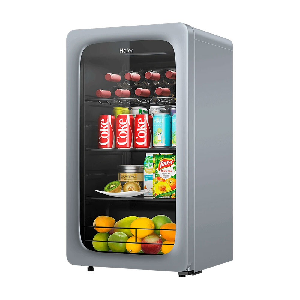 картинка Холодильник барный Haier 92L, LC-92LH9ES1, серебристый от магазина Одежда+