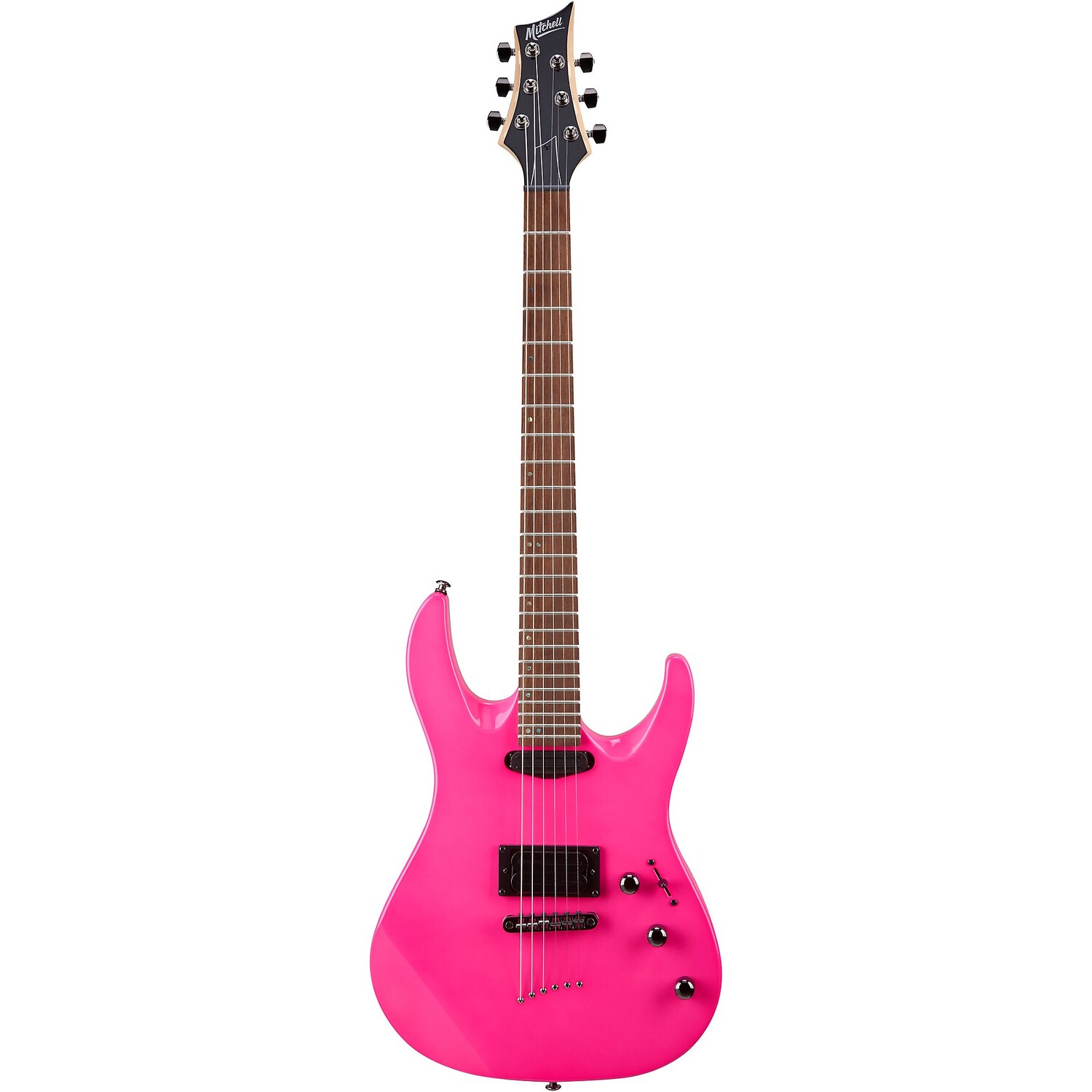 картинка Электрогитара Mitchell MD200 с двойным вырезом Electric Pink от магазина Одежда+