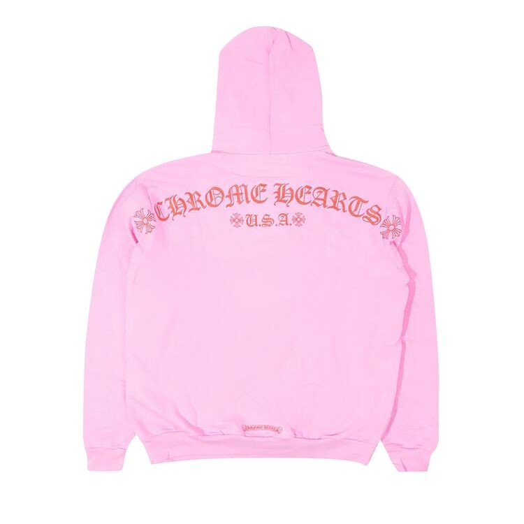 картинка Худи Chrome Hearts T-Bar Logo, розовый/красный от магазина Одежда+