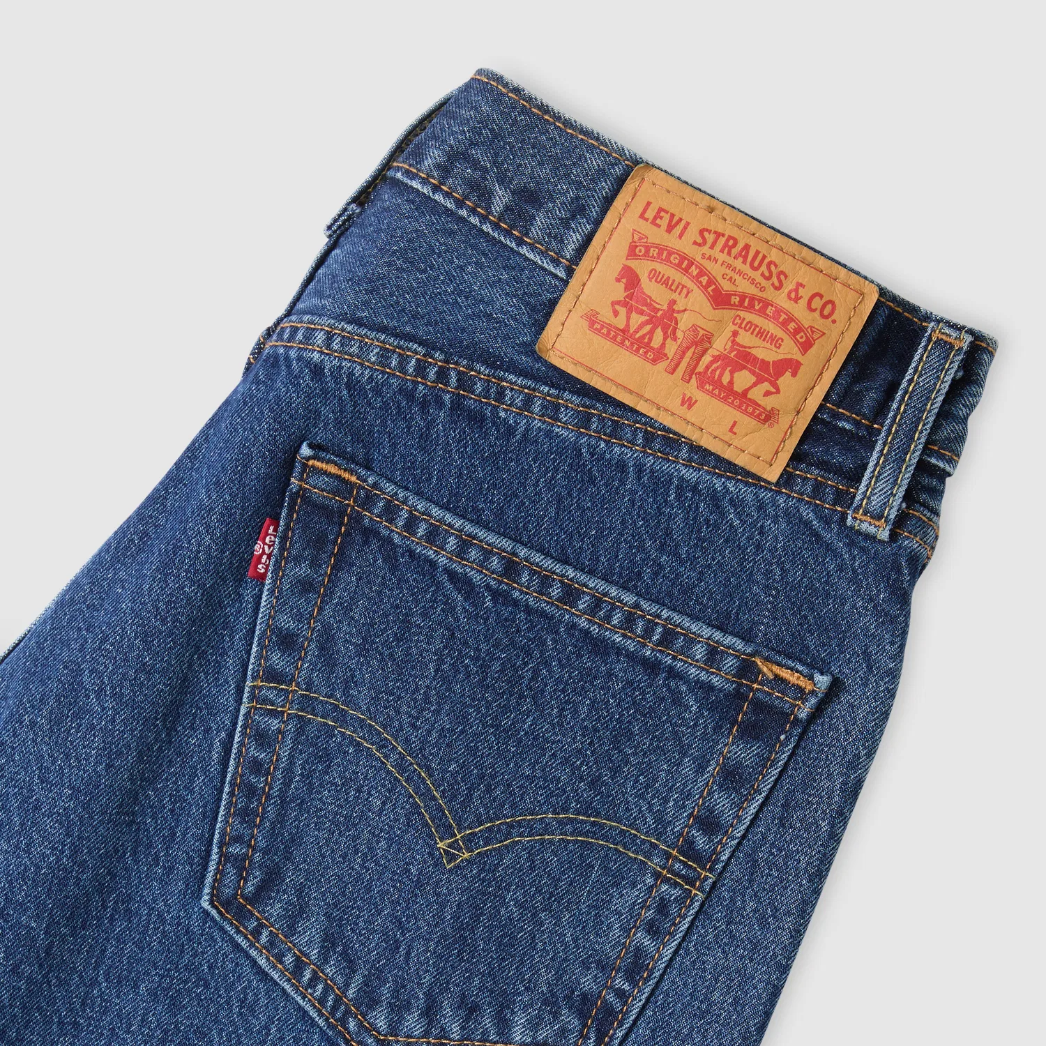 картинка Мужские шорты Levi's 470 Baggy, синий от магазина Одежда+