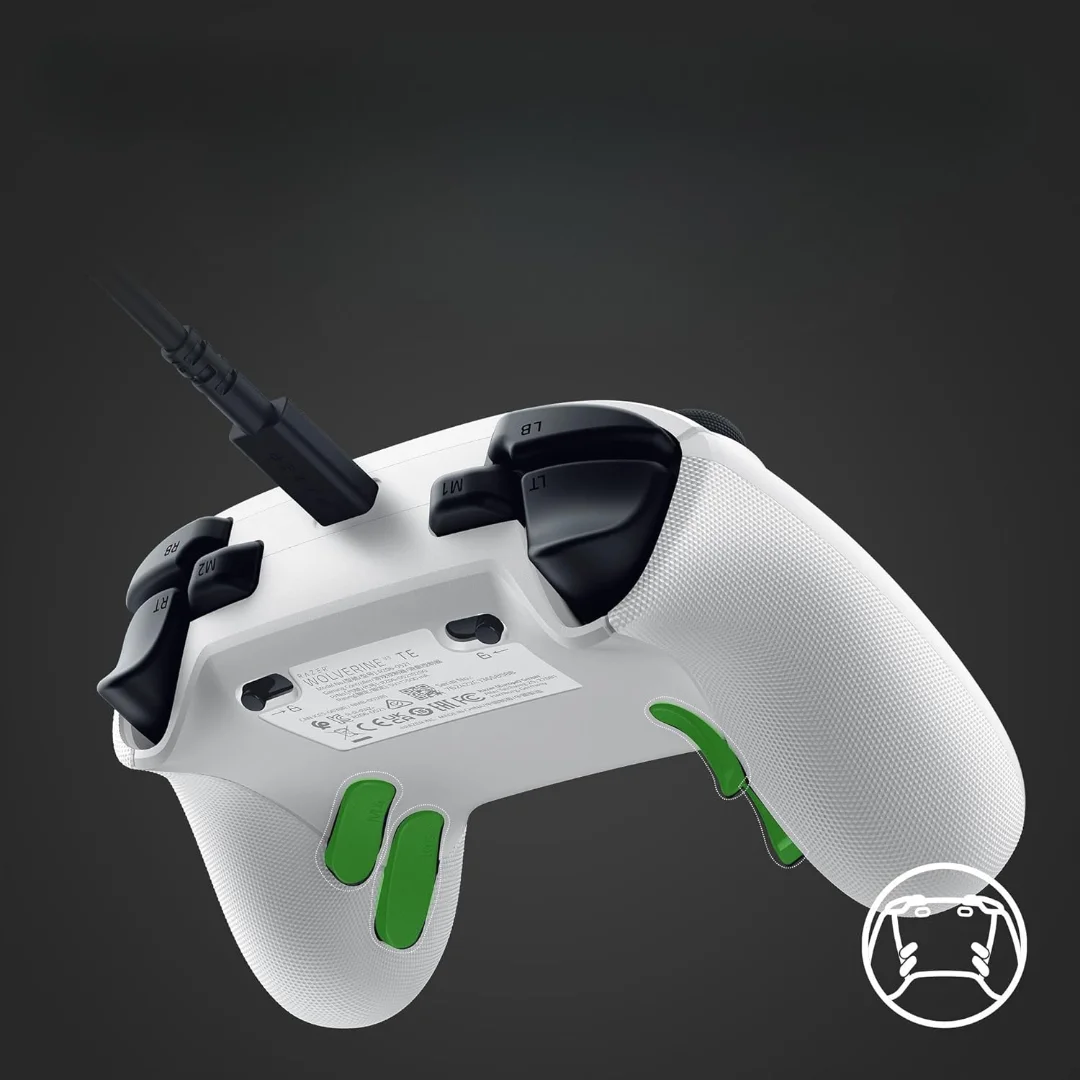 картинка Проводной игровой геймпад Razer Wolverine V3 Tournament Edition, белый от магазина Одежда+