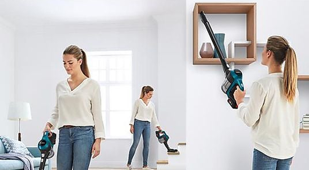 картинка Пылесос Bosch BKS6111P,  черный/синий от магазина Одежда+