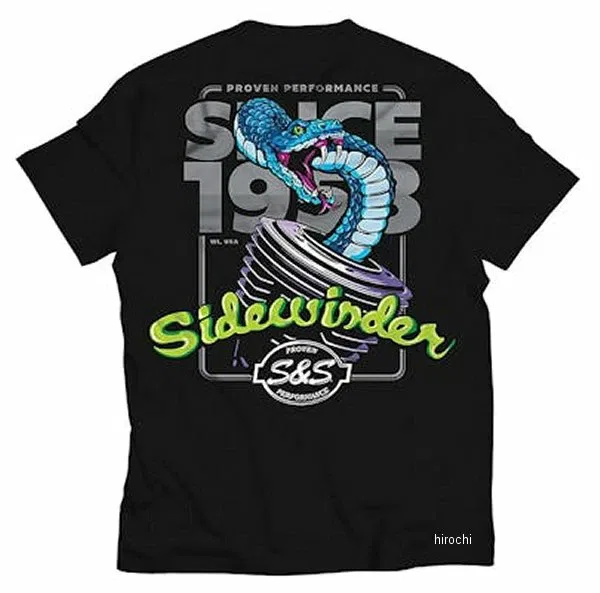 картинка Футболка Sidewinder S&S Cycle чёрная S от магазина Одежда+