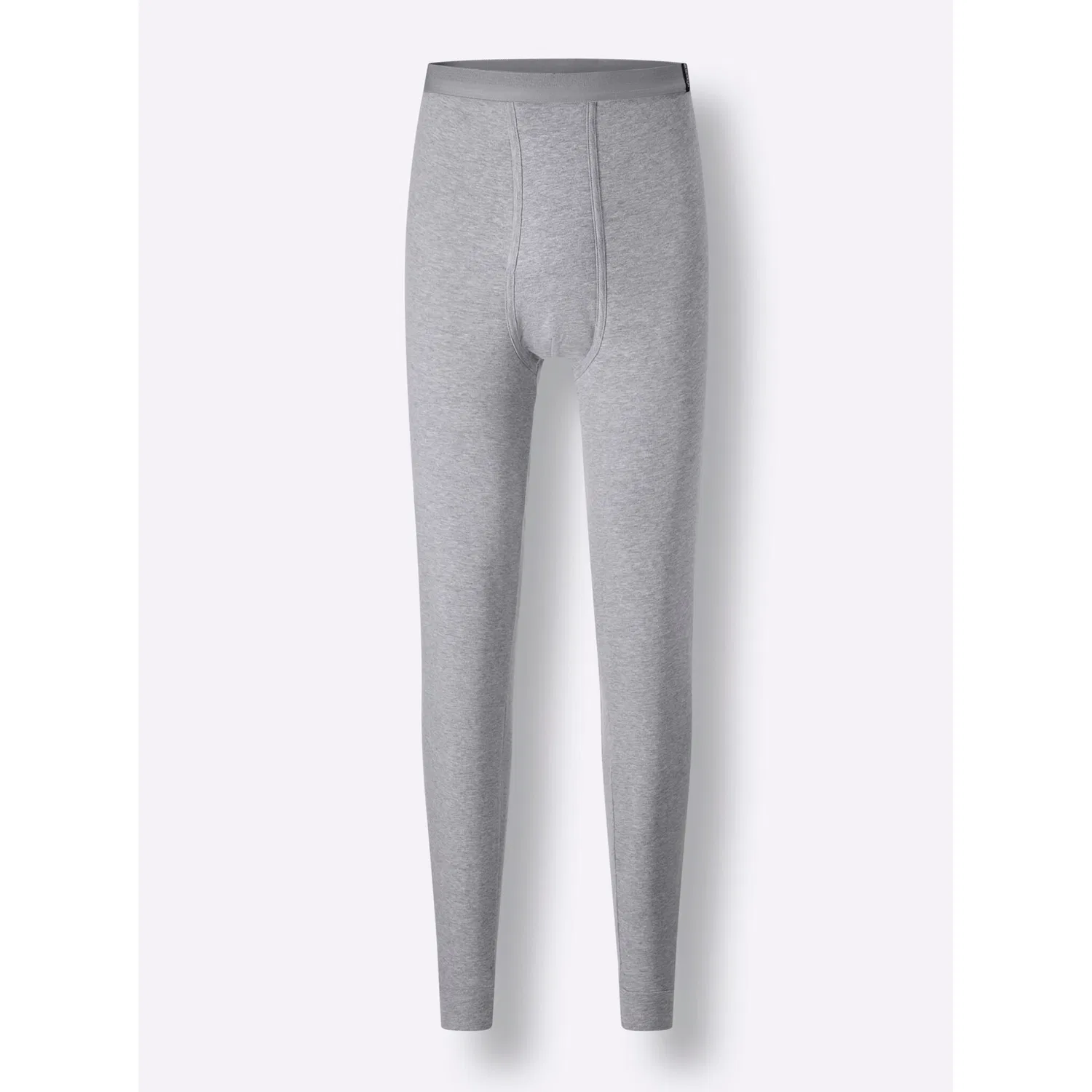 картинка Мужские длинные кальсоны из финриппа Kings Club, Black/Gray Melange от магазина Одежда+