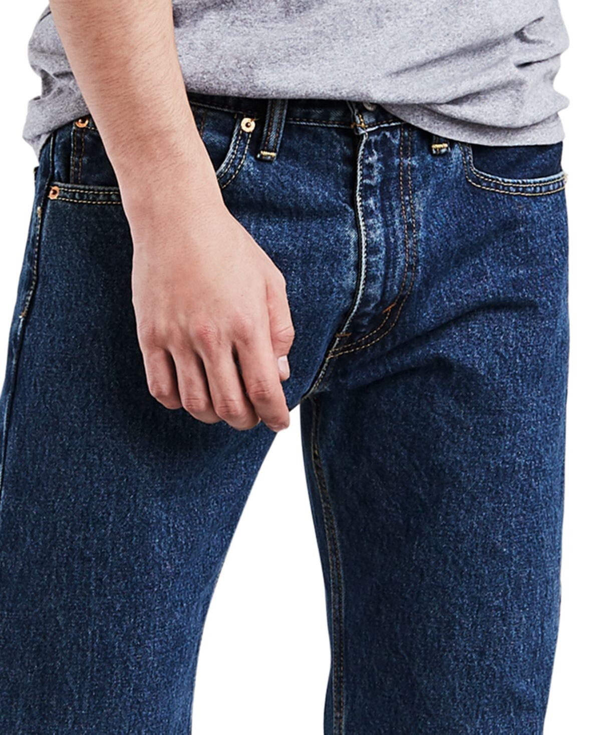 картинка Джинсы Levi's 505™ Regular Straight Fit (Non-Stretch), синий от магазина Одежда+