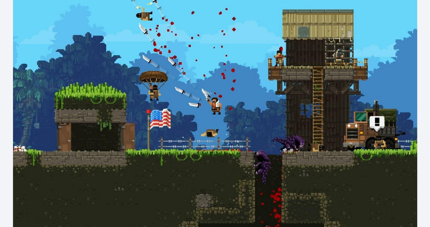 картинка Видеоигра Broforce - PlayStation 4 от магазина Одежда+