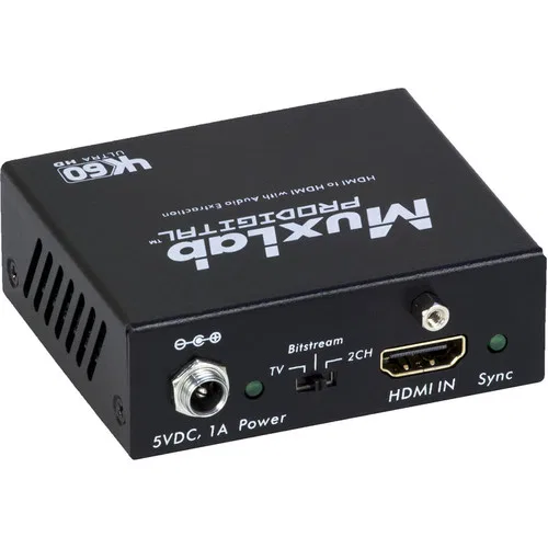 картинка Удлинитель MuxLab 4K/60 HDMI-HDMI с функцией извлечения звука от магазина Одежда+