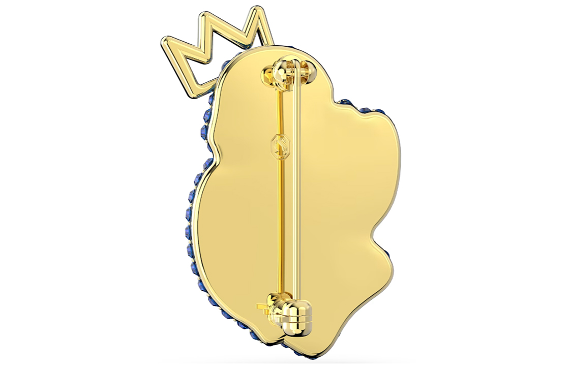 картинка Брошь "Лебедь" для женщин Swan Brooches Swarovski, синий от магазина Одежда+