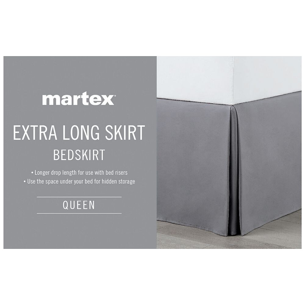 картинка Martex 21 в серой юбке-кровати Drop, белый от магазина Одежда+