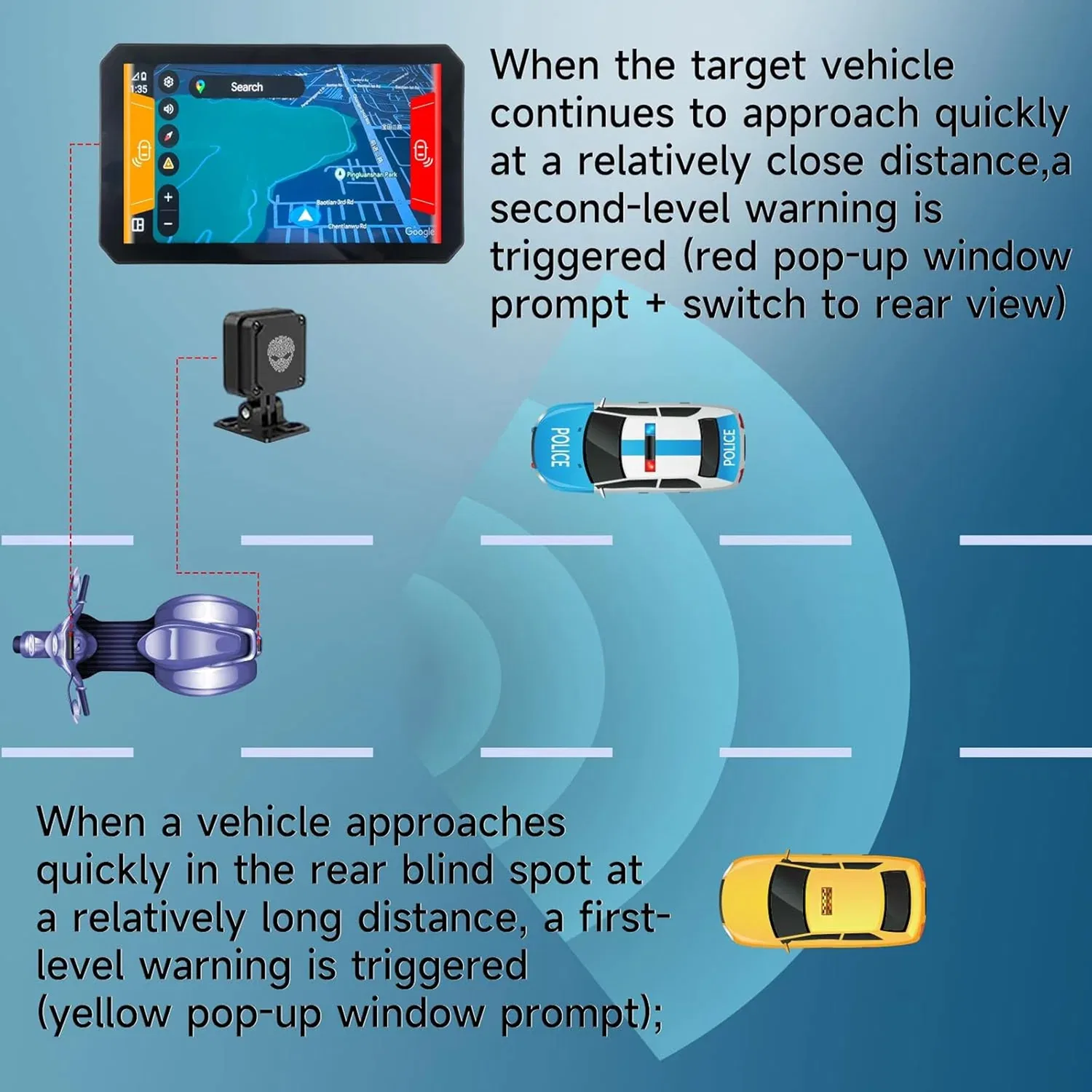 картинка Мотоциклетная мультимедийная система AlienRider M2-QR 6.2 от магазина Одежда+